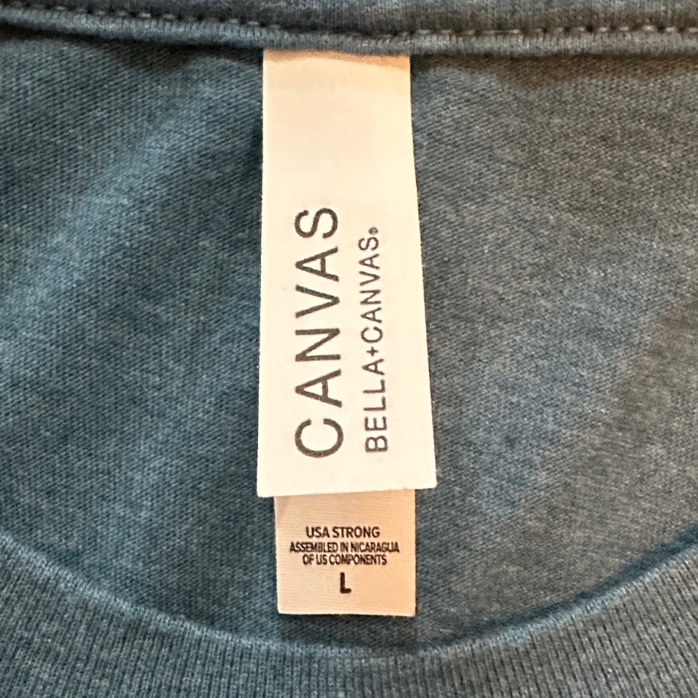 Bella Canvas Heather Blue Hometown Tee - Picture 2 of 4